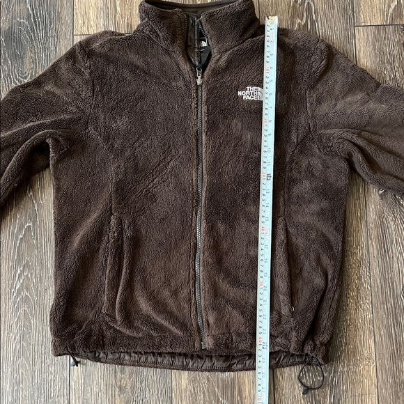 The North Face Brown Fuzzy Fleece Zip Up Jacket Womens Size Large - Picture 15 of 15